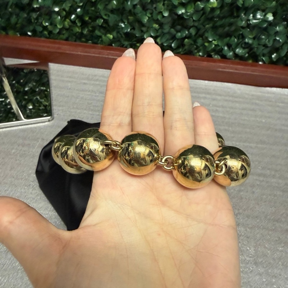 Tiffany & co. Bead Chain Bracelet Back Satin Mini Evening Bag - Picture 4 of 9
